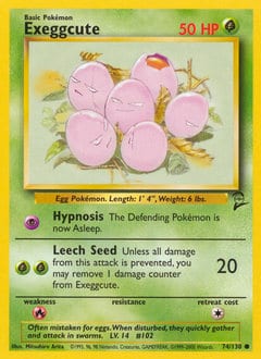 Base Set 2 Exeggcute #74 card
