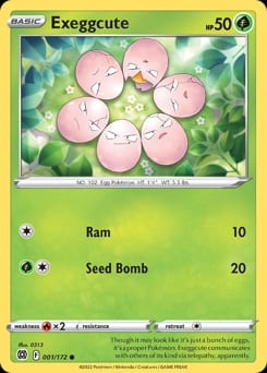 2022 Brilliant Stars Exeggcute #1 card