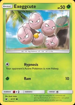 Crimson Invasion Exeggcute #4 card
