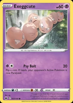 2023 Crown Zenith Exeggcute #57 card