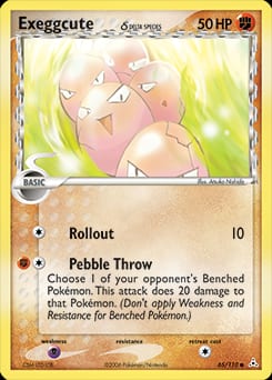 2006 Holon Phantoms Exeggcute δ #65 card