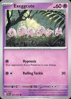 Paldean Fates Exeggcute #23 card