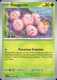 2024 Surging Sparks Exeggcute #1 card
