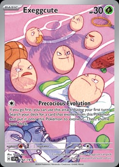 Surging Sparks Exeggcute #192 card