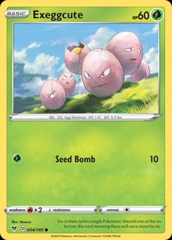 2020 Vivid Voltage Exeggcute #4 card