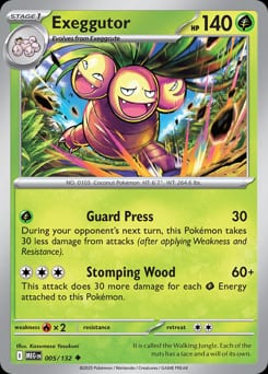 2025 Mega Evolution Exeggutor #5 card