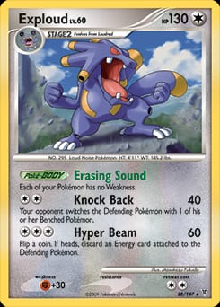 Supreme Victors Exploud #28 card