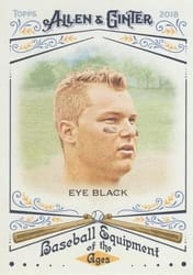 2018 Topps Allen & Ginter Baseball Equipment of the Ages Eye Black #BEA-28 card
