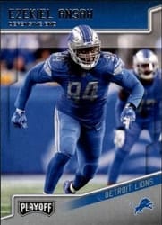 2018 Panini Playoff Base Set Ezekiel Ansah #68 card