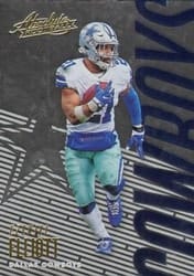 2018 Panini Absolute Base Set Ezekiel Elliott #27 card