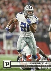 2018 Panini Base Set Ezekiel Elliott #77 card