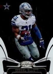 2018 Panini Certified Base Set Ezekiel Elliott #35 card