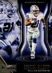 2018 Panini Playbook Base Set Ezekiel Elliott #53 card