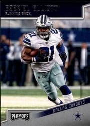 2018 Panini Playoff Base Set Ezekiel Elliott #51 card