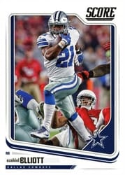 2018 Score Base Set Ezekiel Elliott #84 card