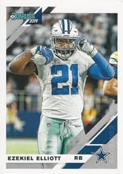 2019 Donruss Base Set Ezekiel Elliott #75 card