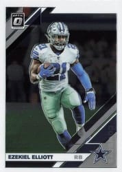 2019 Donruss Optic Base Set Ezekiel Elliott #28 card