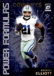 2019 Donruss Optic Power Formulas Ezekiel Elliott #PF-13 card