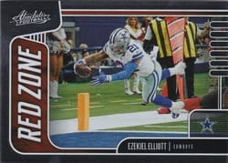 2019 Panini Absolute Red Zone Ezekiel Elliott #5 card