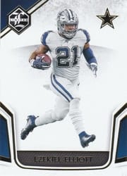2019 Panini Limited Base Set Ezekiel Elliott #55 card