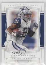2019 Panini National Treasures Ezekiel Elliott #65 card