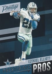 2019 Panini Prestige Prestigious Pros Ezekiel Elliott #PP-EE card