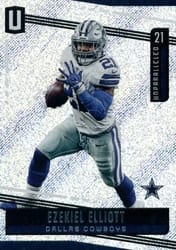2019 Panini Unparalleled Base Set Ezekiel Elliott #108 card