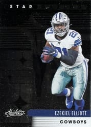 2020 Panini Absolute Star Gazing Ezekiel Elliott #9 card
