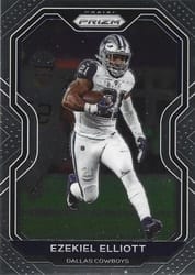 2020 Panini Prizm Base Set Ezekiel Elliott #151 card