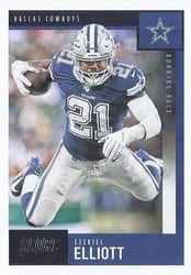 2020 Score Base Set Ezekiel Elliott #169 card