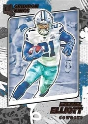 2021 Donruss Gridiron Kings Ezekiel Elliott #GK13 card