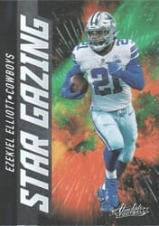 2021 Panini Absolute Star Gazing Ezekiel Elliott #8 card