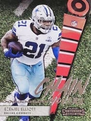 2021 Panini Contenders Chain Movers Ezekiel Elliott #CM-EEL card