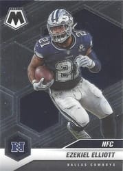 2021 Panini Mosaic Base Set Ezekiel Elliott #215 card