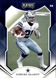 2021 Panini Playoff Base Set Ezekiel Elliott #101 card
