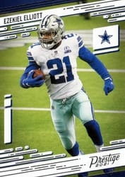 2021 Panini Prestige Base Set Ezekiel Elliott #10 card