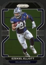 2021 Panini Prizm Base Set Ezekiel Elliott #243 card
