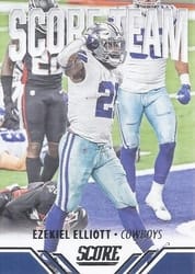 2021 Score Score Team Ezekiel Elliott #ST10 card