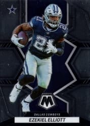 2022 Panini Mosaic Base Set Ezekiel Elliott #53 card
