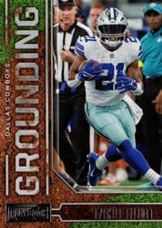 2022 Panini Playbook Grounding Ezekiel Elliott #G-20 card