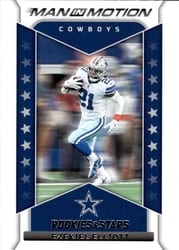 2022 Panini Rookies & Stars Man In Motion Ezekiel Elliott #MM-7 card