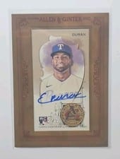 2023 Topps Allen & Ginter Framed Mini Autographs Ezequiel Durán #MA-ED card