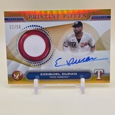 2024 Topps Pristine Pieces Autograph Relic Ezequiel Duran #PPAR-ED card