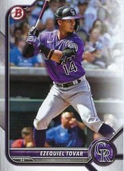 2022 Bowman Draft Base Set Ezequiel Tovar #BD-83 card