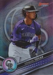 2022 Bowman's Best Top Prospects Ezequiel Tovar #TP-1 card