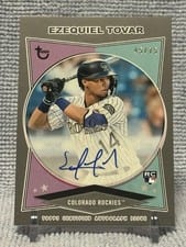 2023 Topps Brooklyn Collection Autographs Ezequiel Tovar #AC-ET card