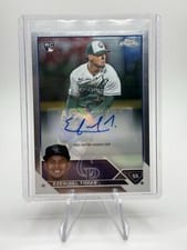 2023 Topps Chrome Update Autograph Ezequiel Tovar #AC-ET card