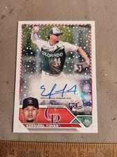 2023 Topps Holiday Autographs Ezequiel Tovar #HAC-ET card