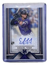 2023 Topps Museum Collection Archival Autographs Ezequiel Tovar #AA-ET card