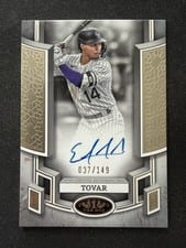 2024 Topps Tier One Break Out Autographs Ezequiel Tovar #BOA-ET card